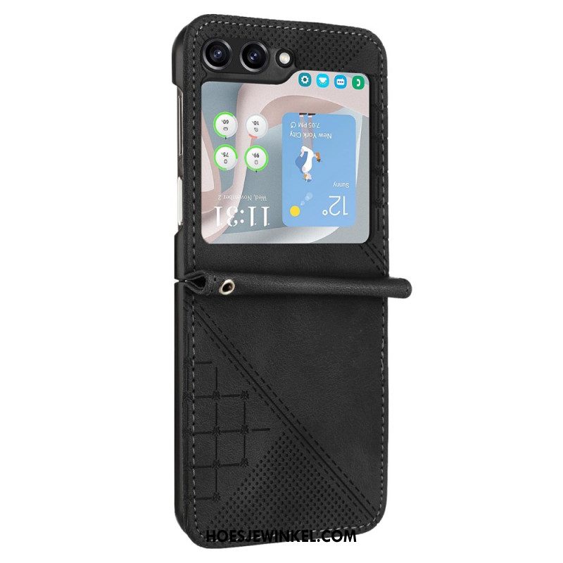 Hoesje Samsung Galaxy Z Flip 7 Fe Portemonnee Met Patroon Bescherming Hoesje