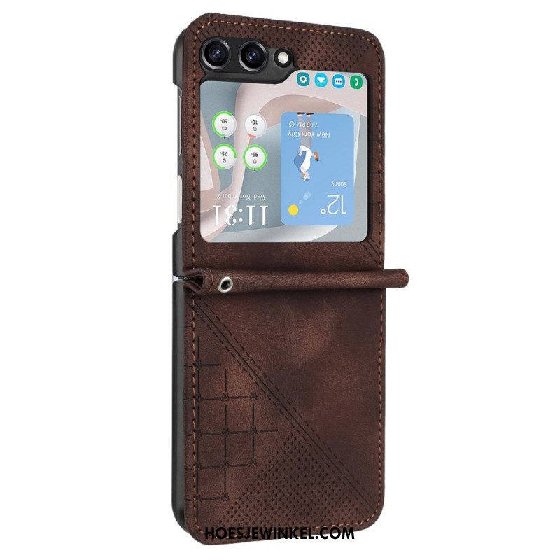 Hoesje Samsung Galaxy Z Flip 7 Fe Portemonnee Met Patroon Bescherming Hoesje