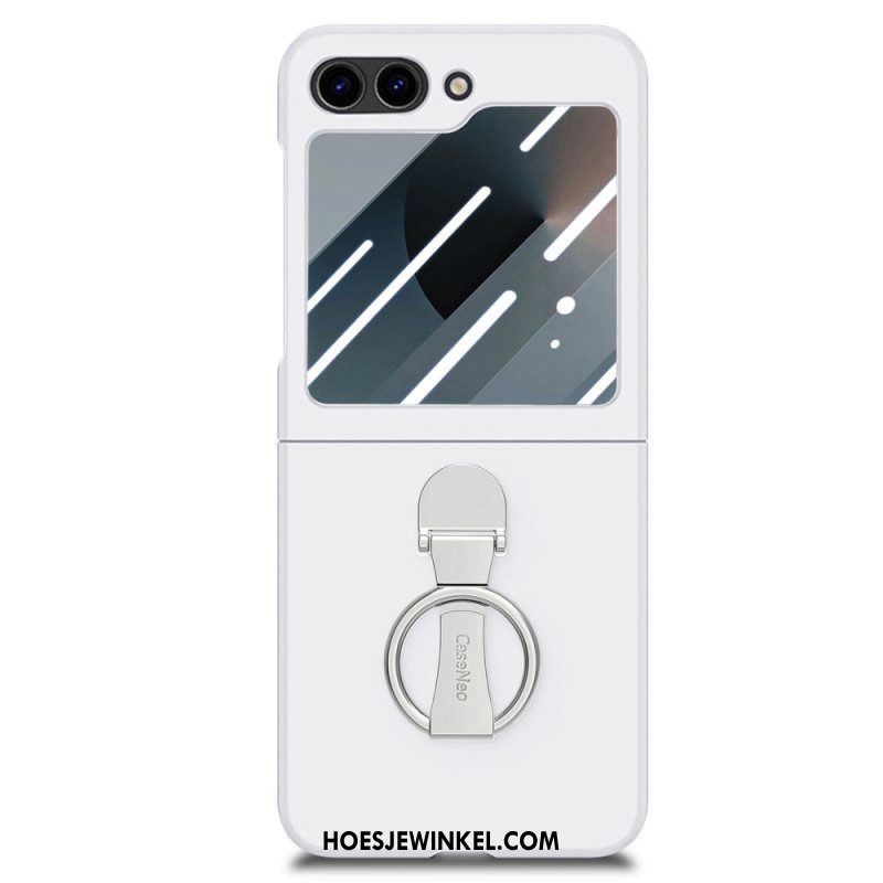 Hoesje Samsung Galaxy Z Flip 7 Fe Ringhouder En Schermbeschermer Voor De Achterkant Bescherming Hoesje