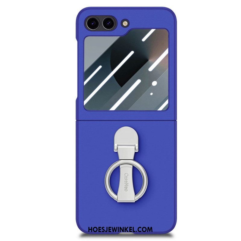 Hoesje Samsung Galaxy Z Flip 7 Fe Ringhouder En Schermbeschermer Voor De Achterkant Bescherming Hoesje