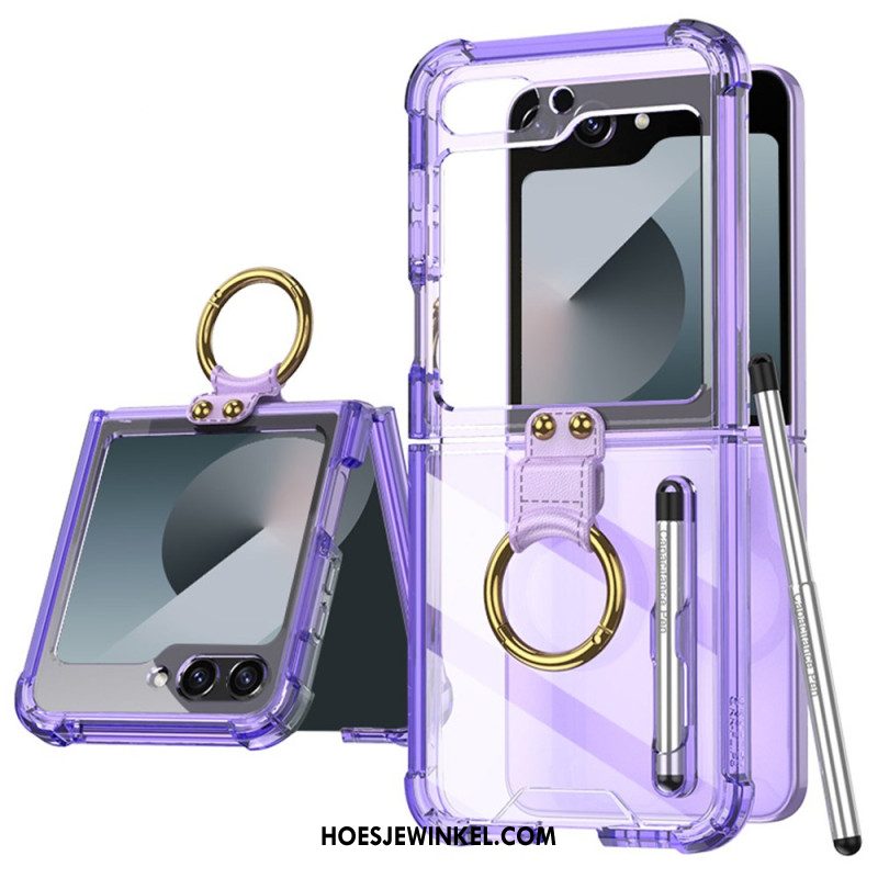 Hoesje Samsung Galaxy Z Flip 7 Fe Ringhouder En Stylus