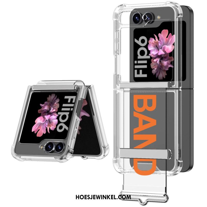 Hoesje Samsung Galaxy Z Flip 7 Fe Transparante Band