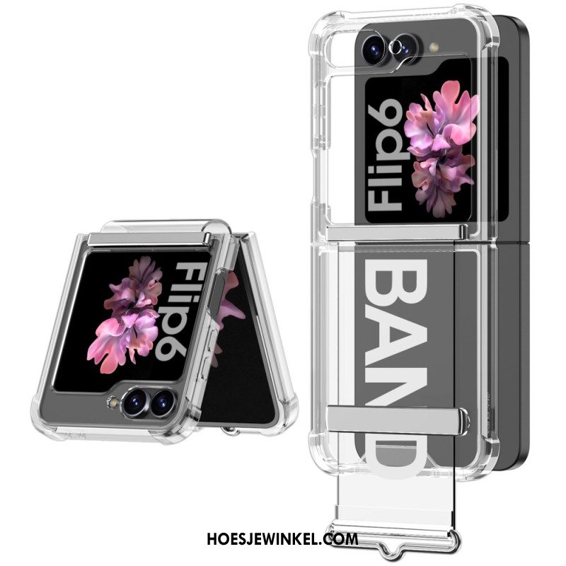 Hoesje Samsung Galaxy Z Flip 7 Fe Transparante Band