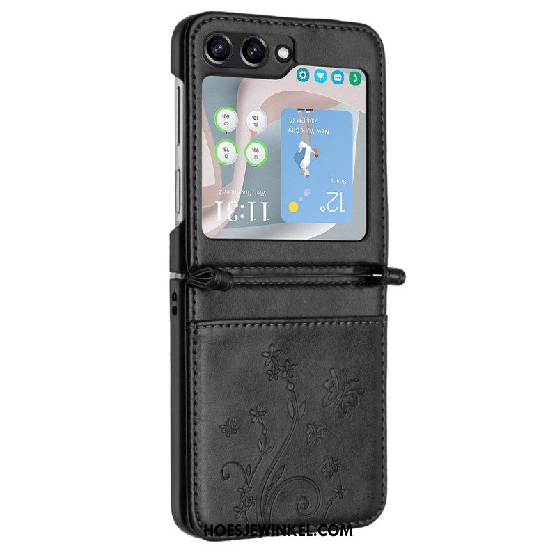 Hoesje Samsung Galaxy Z Flip 7 Fe Vlinders En Bloemen