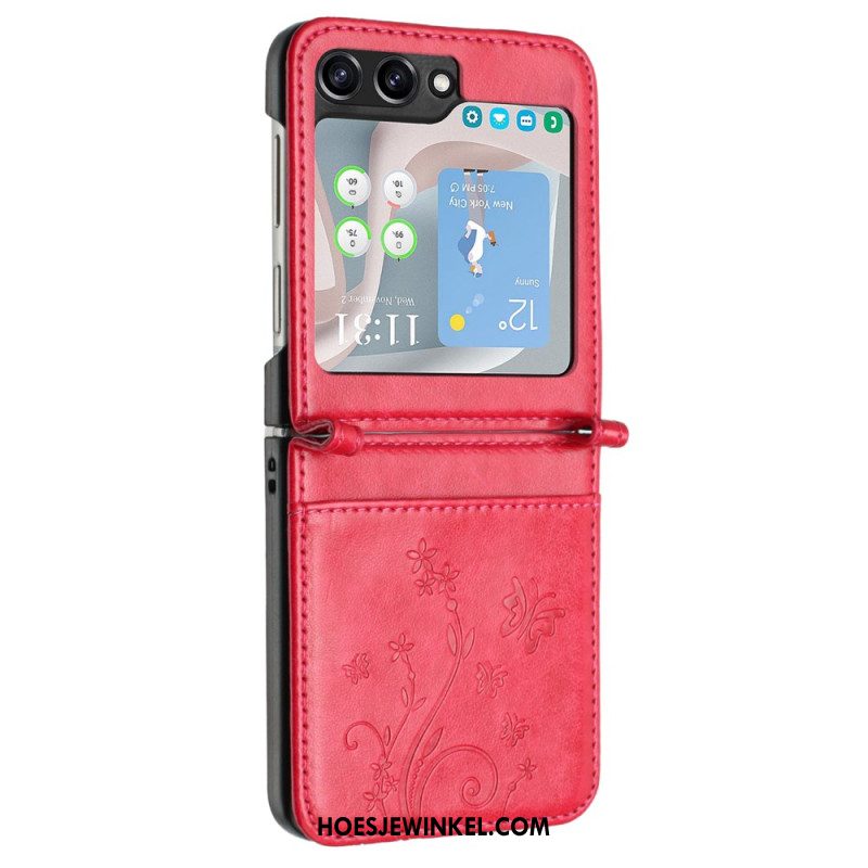 Hoesje Samsung Galaxy Z Flip 7 Fe Vlinders En Bloemen