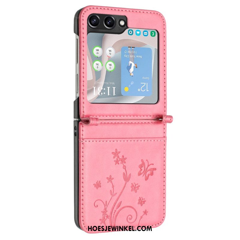 Hoesje Samsung Galaxy Z Flip 7 Fe Vlinders En Bloemen