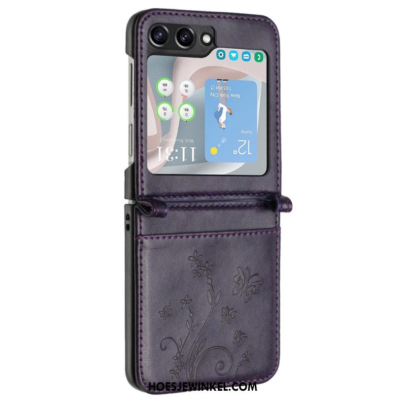 Hoesje Samsung Galaxy Z Flip 7 Fe Vlinders En Bloemen