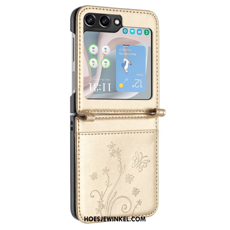 Hoesje Samsung Galaxy Z Flip 7 Fe Vlinders En Bloemen