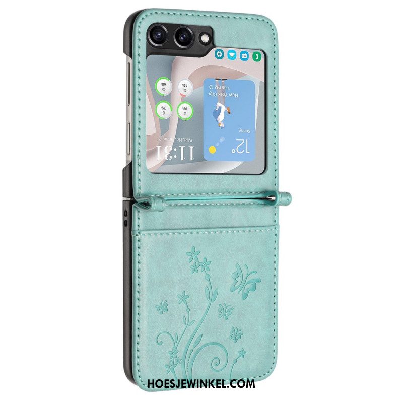 Hoesje Samsung Galaxy Z Flip 7 Fe Vlinders En Bloemen