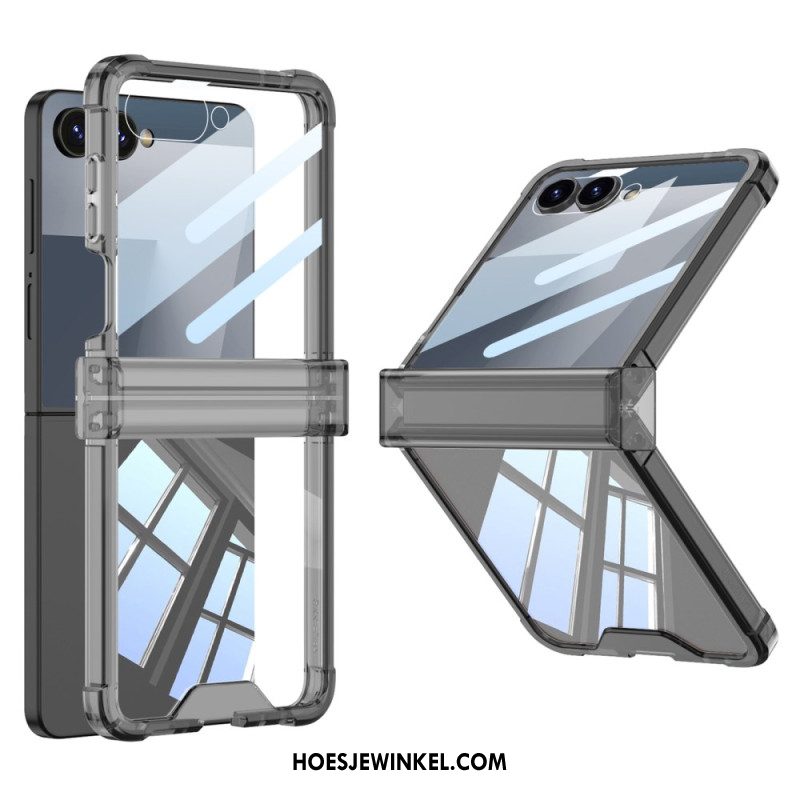 Hoesje Samsung Galaxy Z Flip 7 Gekleurd Doorschijnend Met Airbagbescherming Bescherming Hoesje
