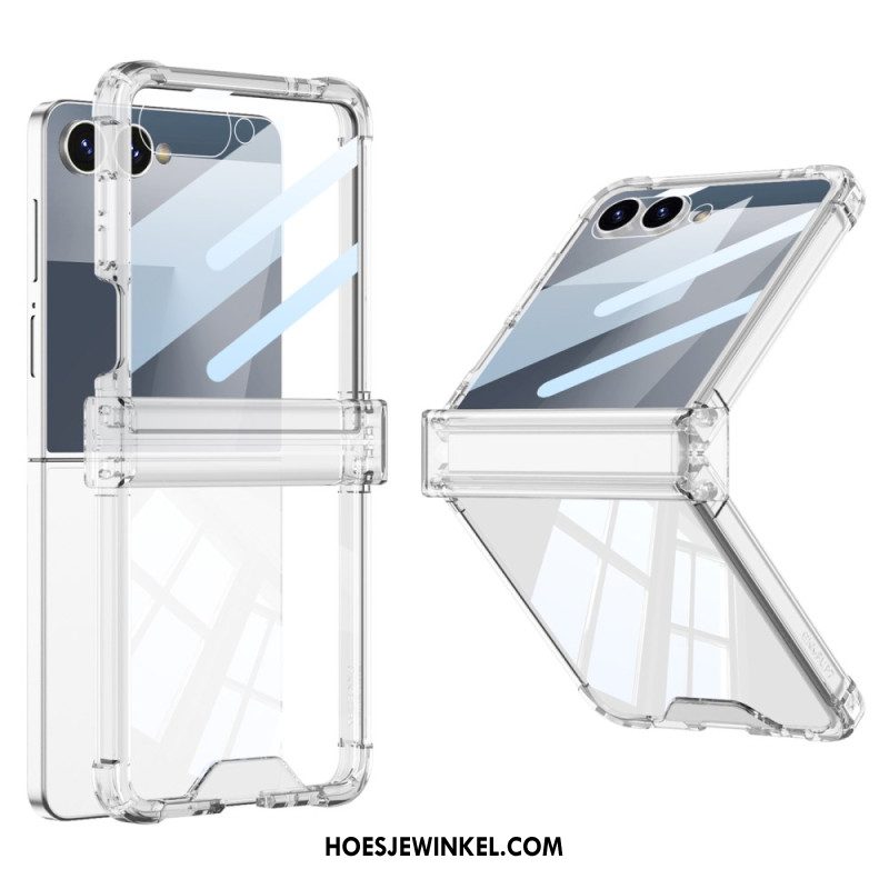 Hoesje Samsung Galaxy Z Flip 7 Gekleurd Doorschijnend Met Airbagbescherming Bescherming Hoesje