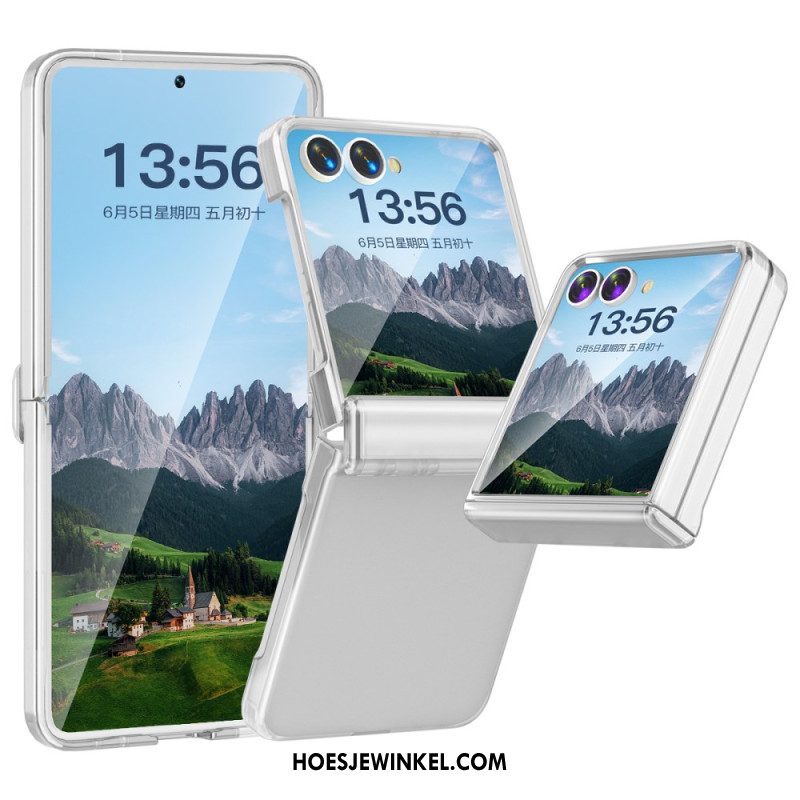 Hoesje Samsung Galaxy Z Flip 7 Ingebouwde Schermbeschermer Bescherming Hoesje