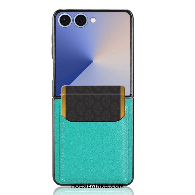 Hoesje Samsung Galaxy Z Flip 7 Kaarthouder In Lederlook