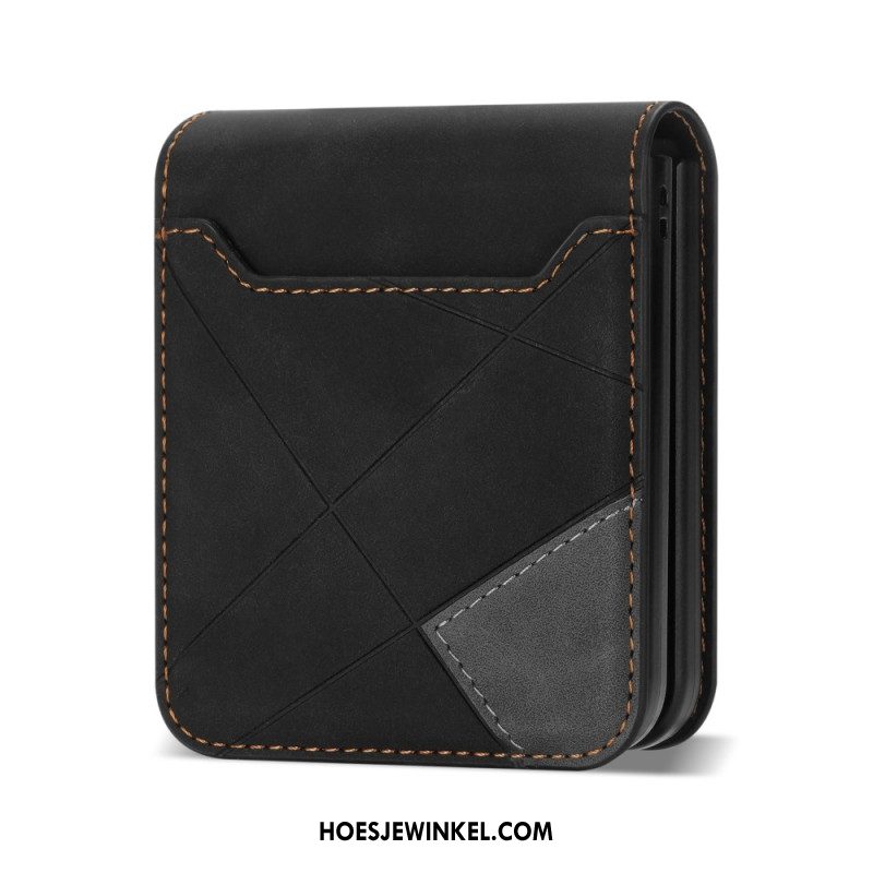Hoesje Samsung Galaxy Z Flip 7 Kaarthouder Met Patroon