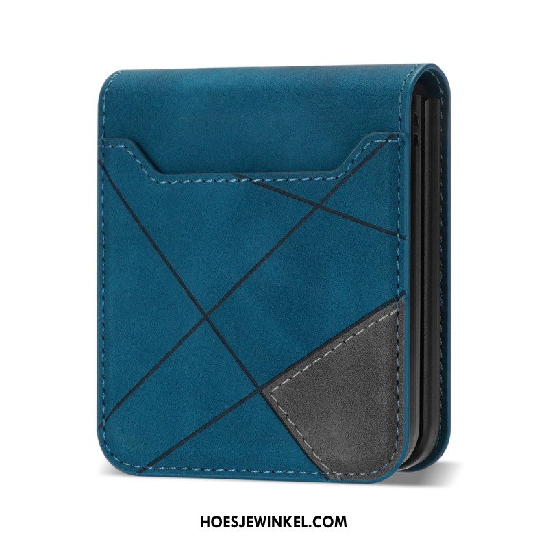 Hoesje Samsung Galaxy Z Flip 7 Kaarthouder Met Patroon