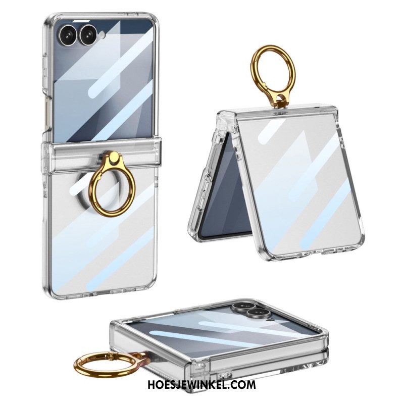 Hoesje Samsung Galaxy Z Flip 7 Klassieke Gkk-ringhouder Bescherming Hoesje