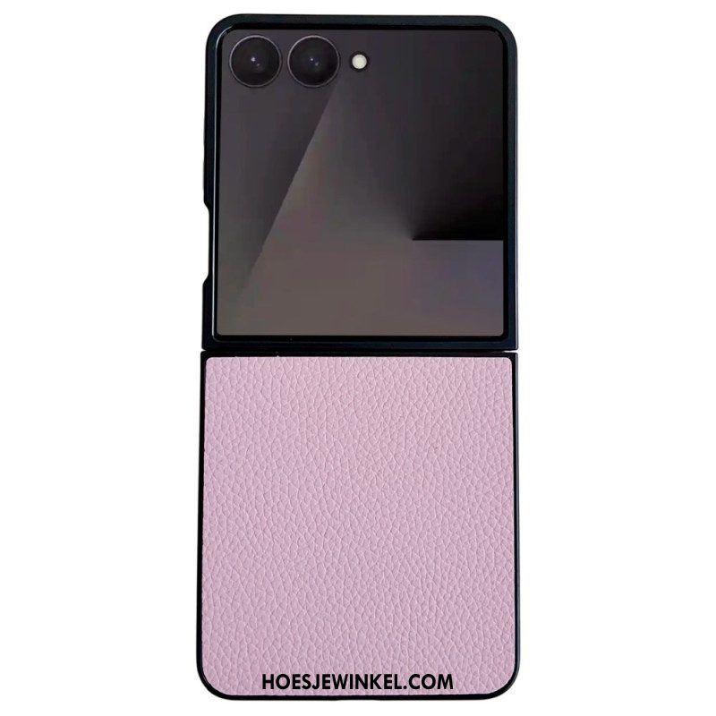 Hoesje Samsung Galaxy Z Flip 7 Leerlook Bescherming Hoesje