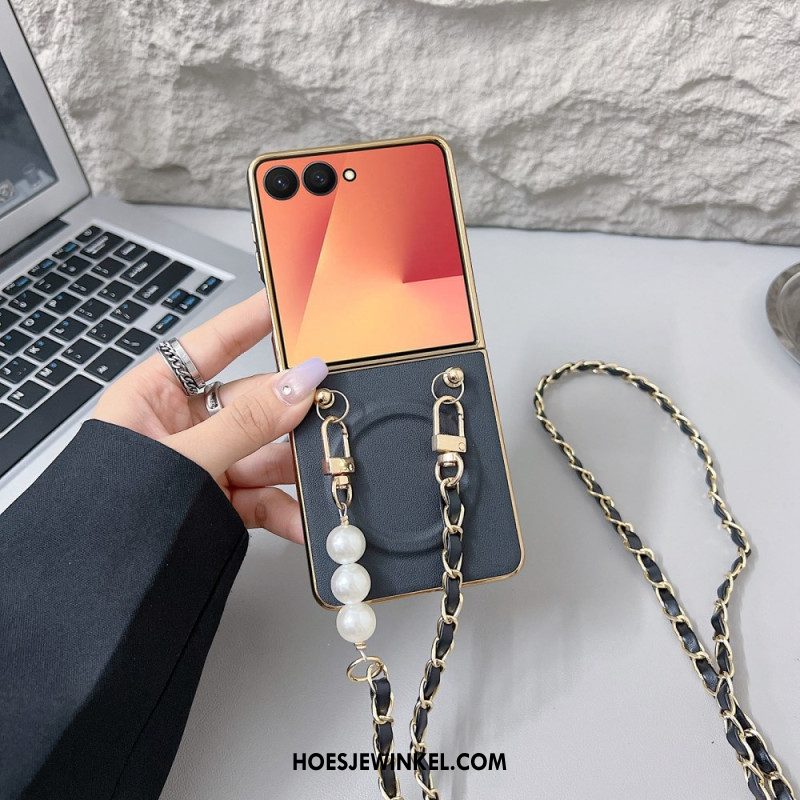 Hoesje Samsung Galaxy Z Flip 7 Magnetische Bedelriem