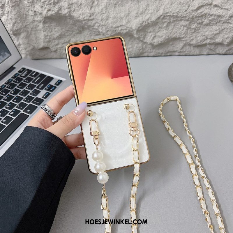 Hoesje Samsung Galaxy Z Flip 7 Magnetische Bedelriem