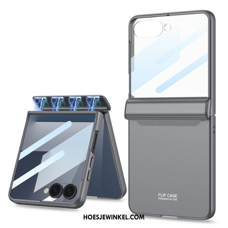 Hoesje Samsung Galaxy Z Flip 7 Magnetische Scharnierbeschermer En Schermbeschermer