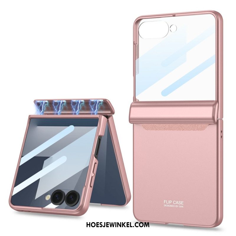 Hoesje Samsung Galaxy Z Flip 7 Magnetische Scharnierbeschermer En Schermbeschermer
