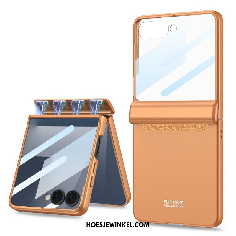 Hoesje Samsung Galaxy Z Flip 7 Magnetische Scharnierbeschermer En Schermbeschermer