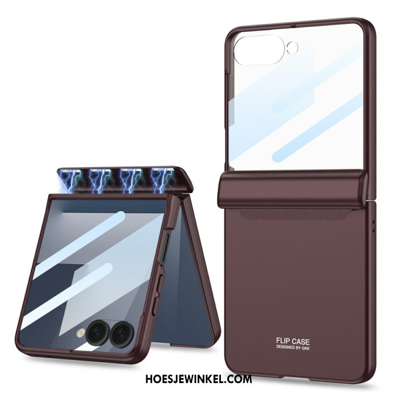 Hoesje Samsung Galaxy Z Flip 7 Magnetische Scharnierbeschermer En Schermbeschermer