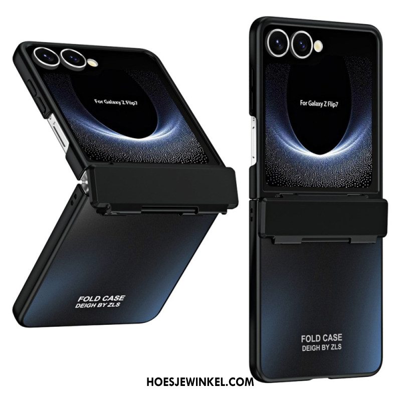 Hoesje Samsung Galaxy Z Flip 7 Metallic Effect Met Scharnier