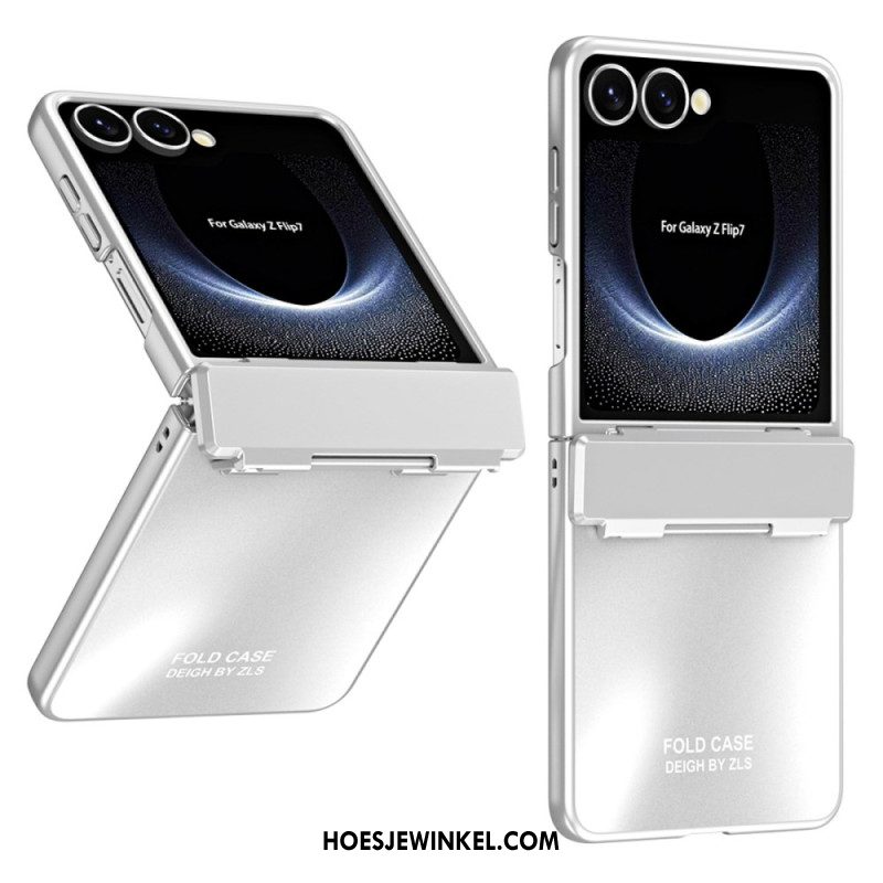 Hoesje Samsung Galaxy Z Flip 7 Metallic Effect Met Scharnier