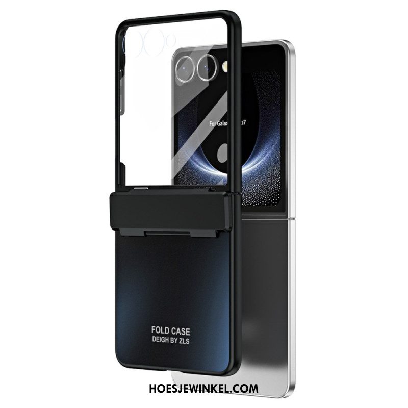 Hoesje Samsung Galaxy Z Flip 7 Metallic Effect Met Schermbeschermer