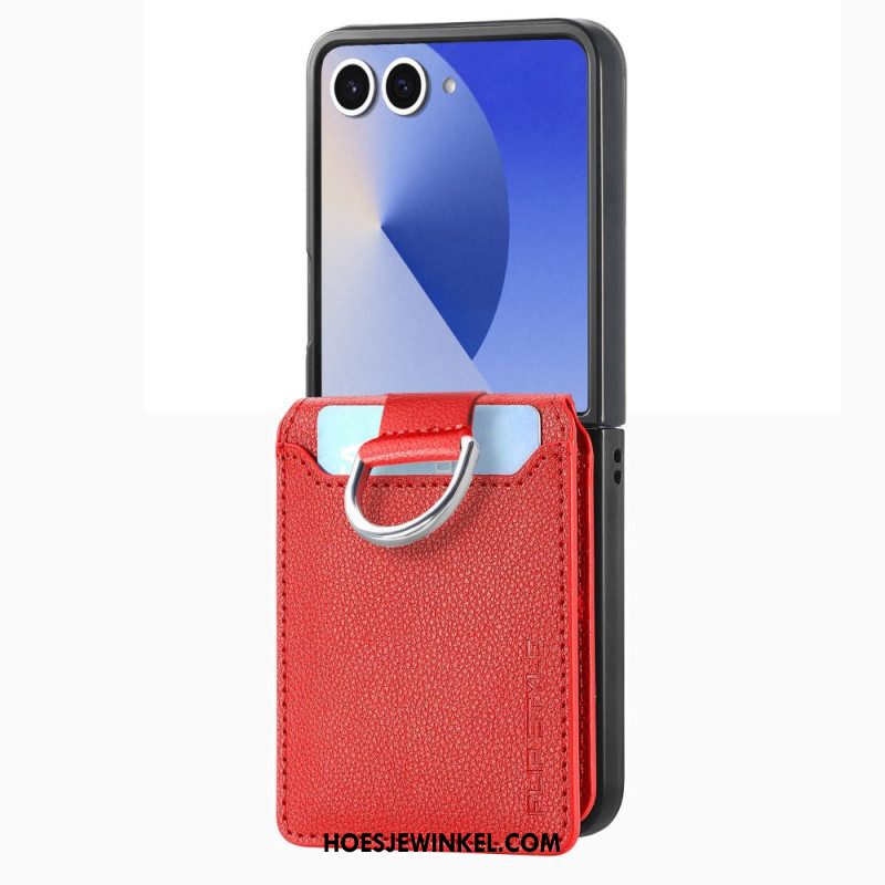 Hoesje Samsung Galaxy Z Flip 7 Premium Kaarthouder En Houder