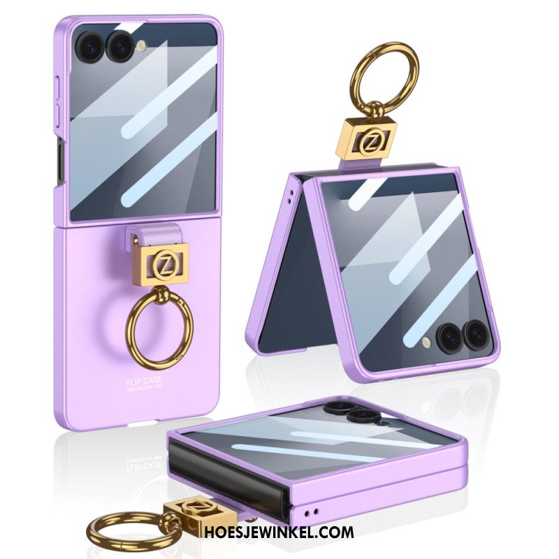 Hoesje Samsung Galaxy Z Flip 7 Ringhouder En Schermbeschermer Gkk