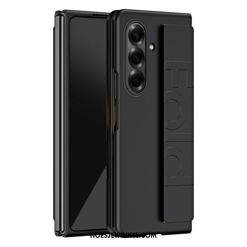 Hoesje Samsung Galaxy Z Fold 7 Bandje Met Standaard Bescherming Hoesje