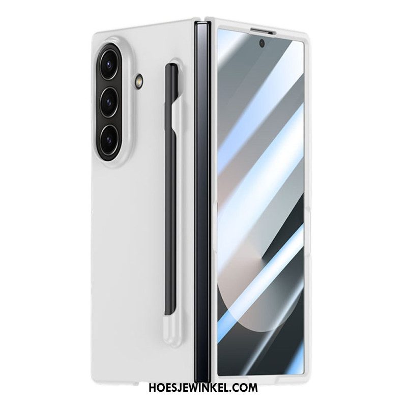 Hoesje Samsung Galaxy Z Fold 7 Bescherming Van Gehard Glas En Stylushouder