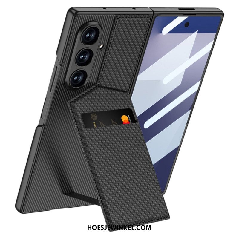 Hoesje Samsung Galaxy Z Fold 7 Geïntegreerde Kaarthouder Bescherming Hoesje