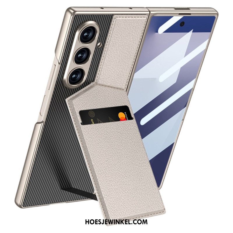 Hoesje Samsung Galaxy Z Fold 7 Geïntegreerde Kaarthouder Bescherming Hoesje