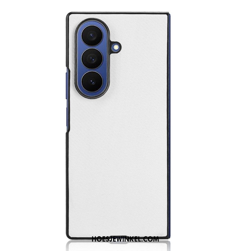 Hoesje Samsung Galaxy Z Fold 7 Klassieke Lederlook Bescherming Hoesje