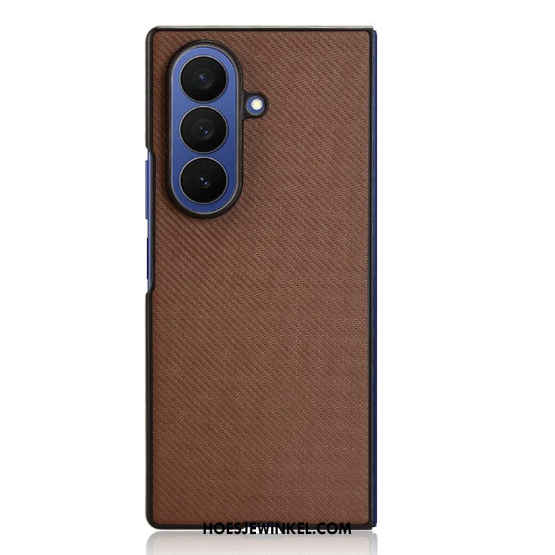 Hoesje Samsung Galaxy Z Fold 7 Klassieke Lederlook Bescherming Hoesje