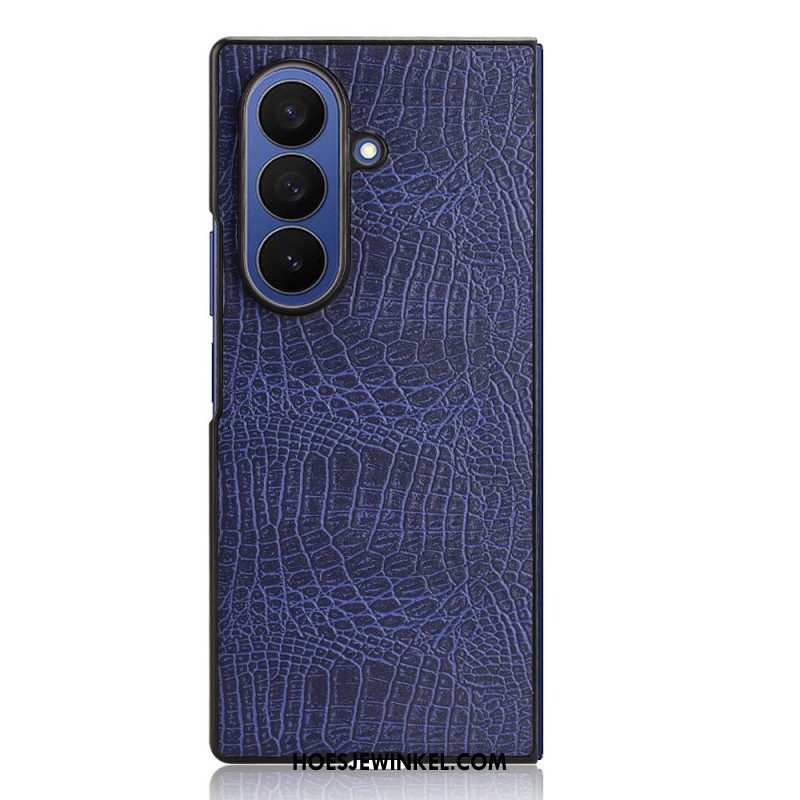 Hoesje Samsung Galaxy Z Fold 7 Krokodillenleerlook Bescherming Hoesje