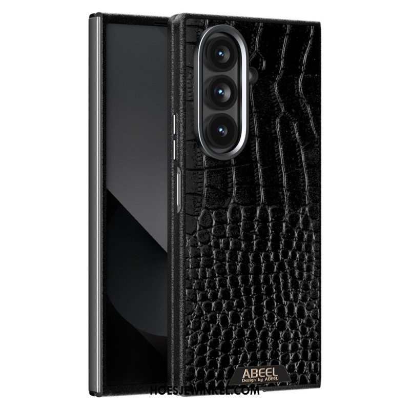 Hoesje Samsung Galaxy Z Fold 7 Magsafe-compatibel Abeel In Krokodillenstijl