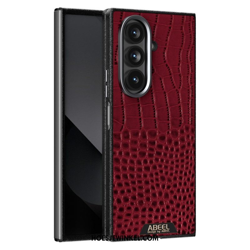 Hoesje Samsung Galaxy Z Fold 7 Magsafe-compatibel Abeel In Krokodillenstijl