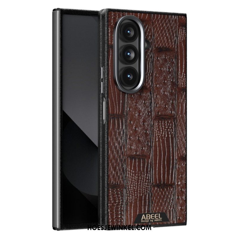 Hoesje Samsung Galaxy Z Fold 7 Magsafe-compatibel Abeel Met Reliëf Bescherming Hoesje