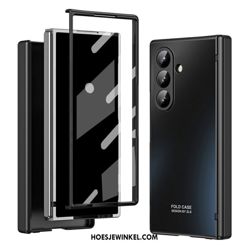 Hoesje Samsung Galaxy Z Fold 7 Metallic Effect Met Schermbeschermer