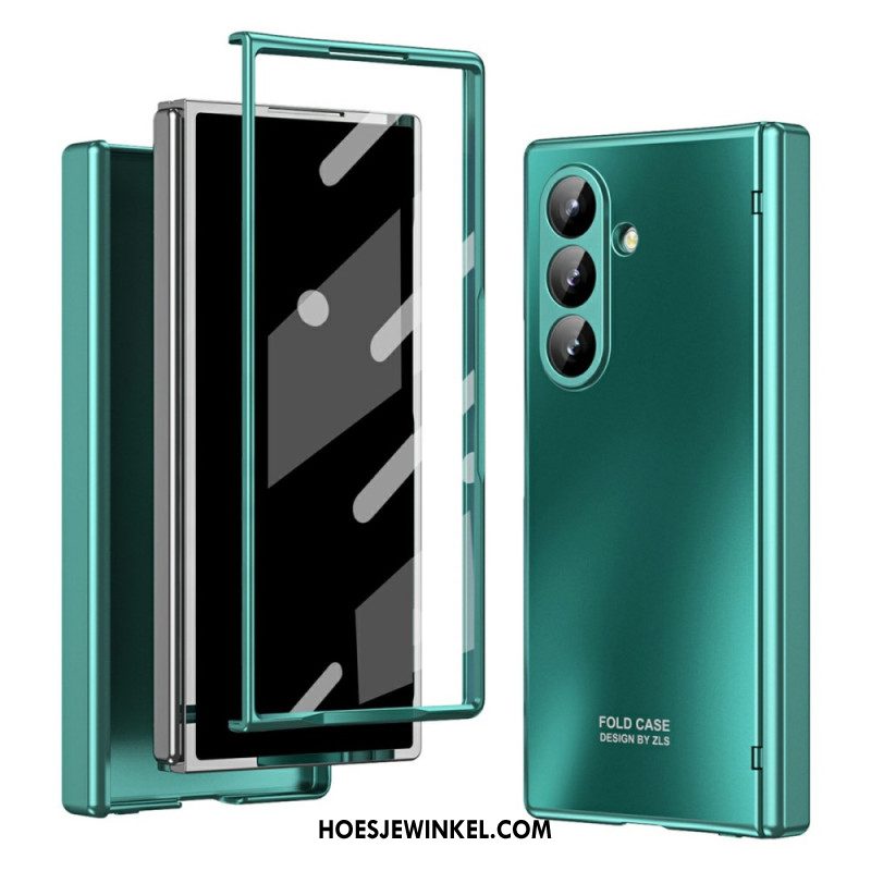 Hoesje Samsung Galaxy Z Fold 7 Metallic Effect Met Schermbeschermer