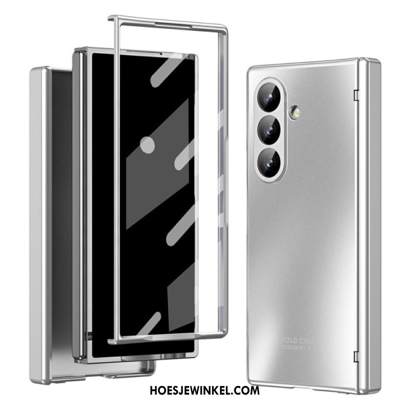 Hoesje Samsung Galaxy Z Fold 7 Metallic Effect Met Schermbeschermer
