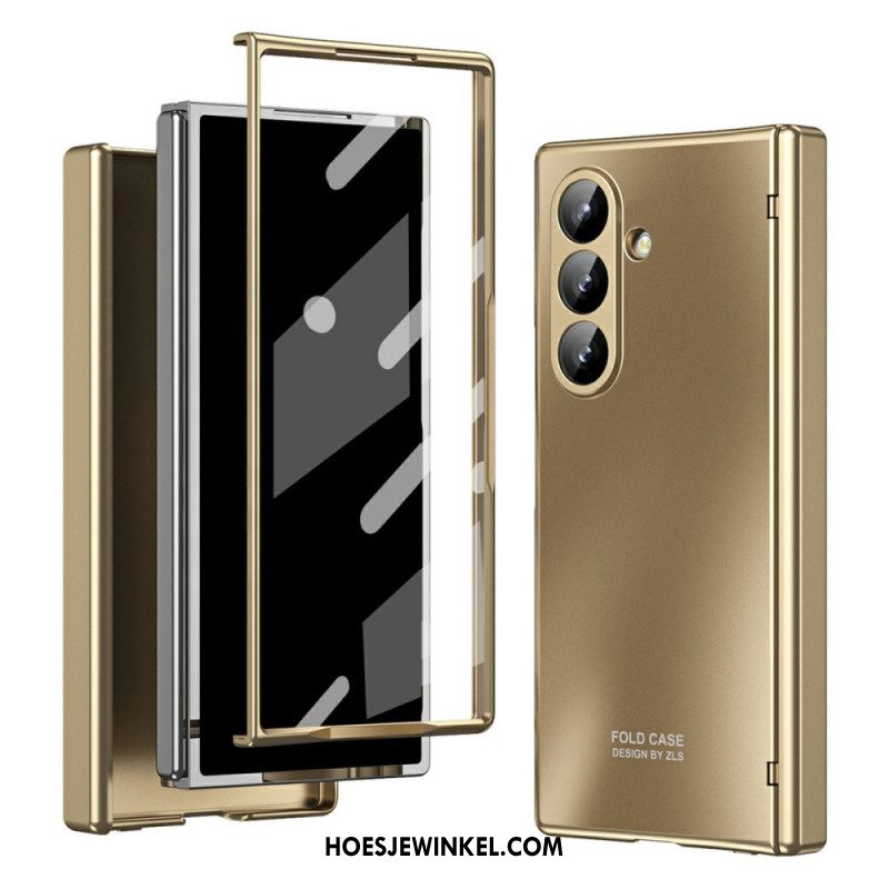 Hoesje Samsung Galaxy Z Fold 7 Metallic Effect Met Schermbeschermer