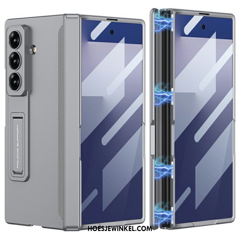 Hoesje Samsung Galaxy Z Fold 7 Schermbeschermer En Magnetische Standaard Bescherming Hoesje