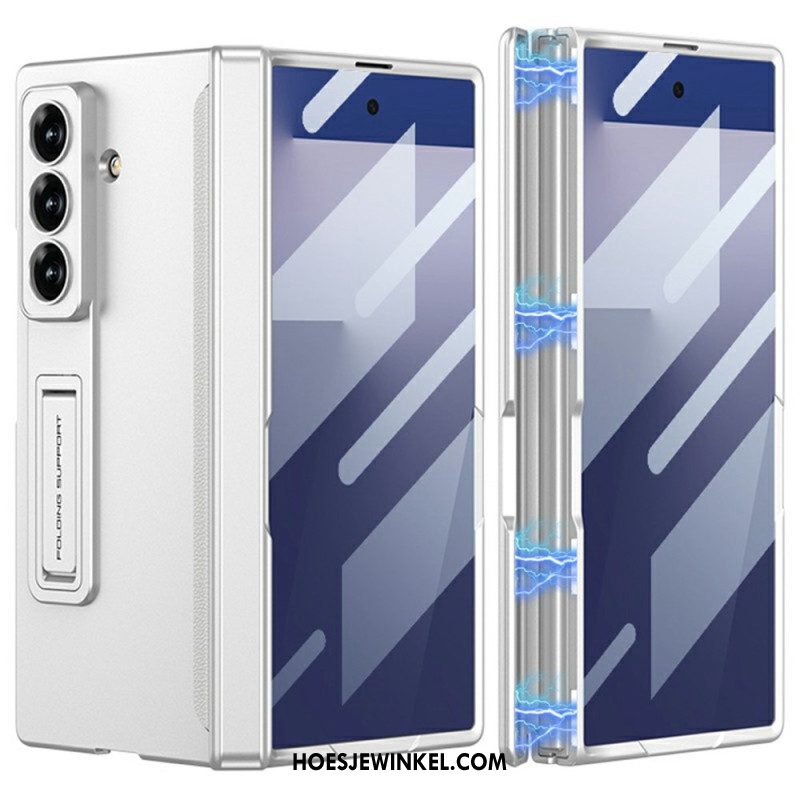 Hoesje Samsung Galaxy Z Fold 7 Schermbeschermer En Magnetische Standaard Bescherming Hoesje