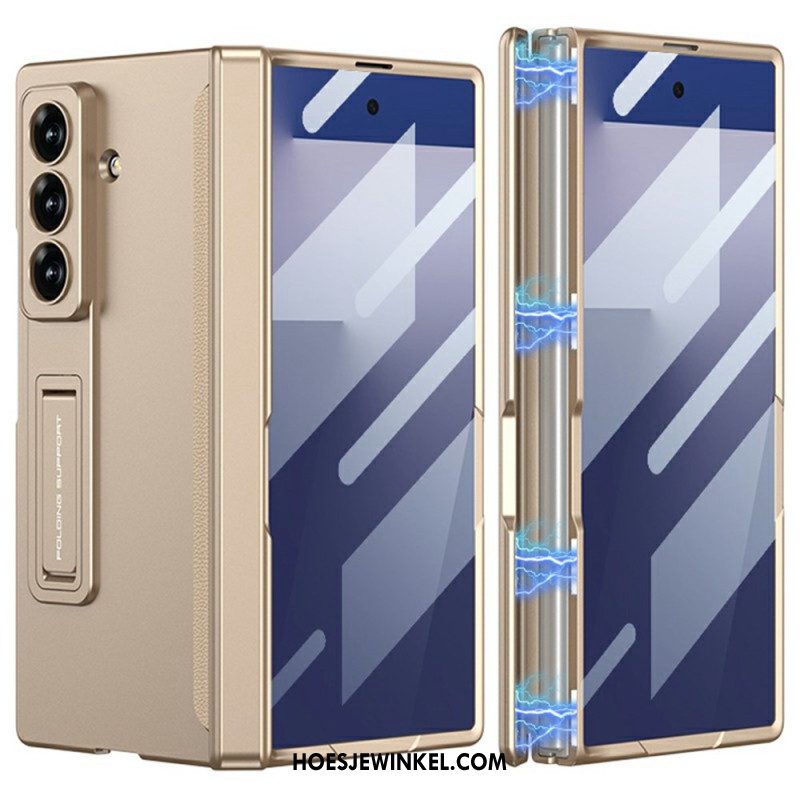 Hoesje Samsung Galaxy Z Fold 7 Schermbeschermer En Magnetische Standaard Bescherming Hoesje