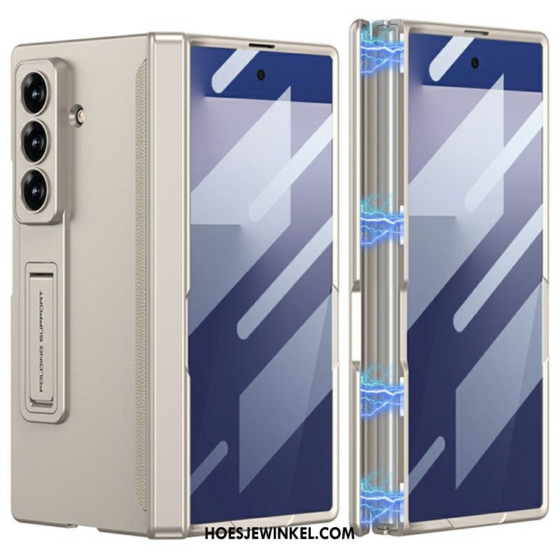 Hoesje Samsung Galaxy Z Fold 7 Schermbeschermer En Magnetische Standaard Bescherming Hoesje